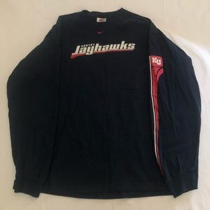 Nike KU Jayhawks Long Sleeve XXL